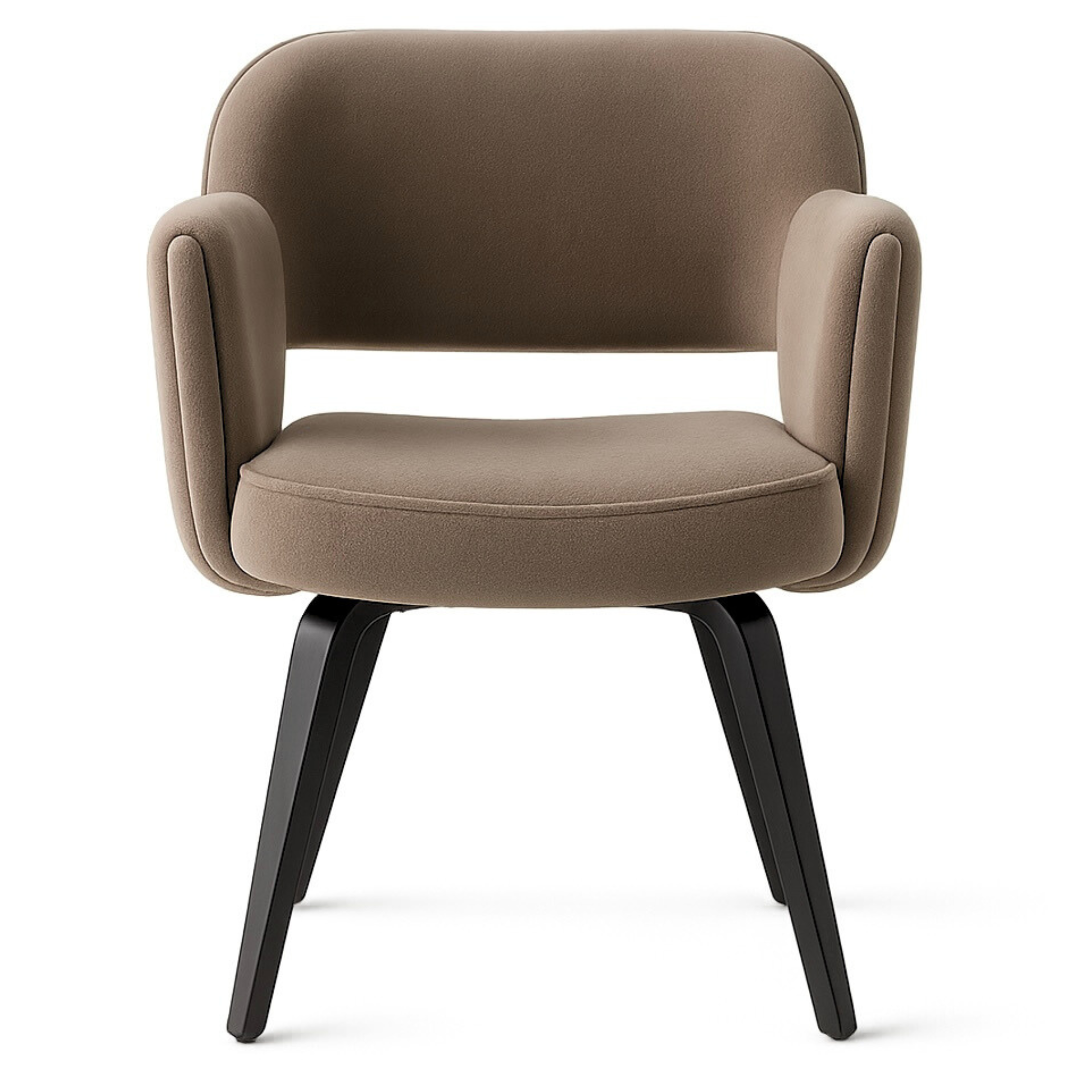 Park Dining Chair | Brown Mohair