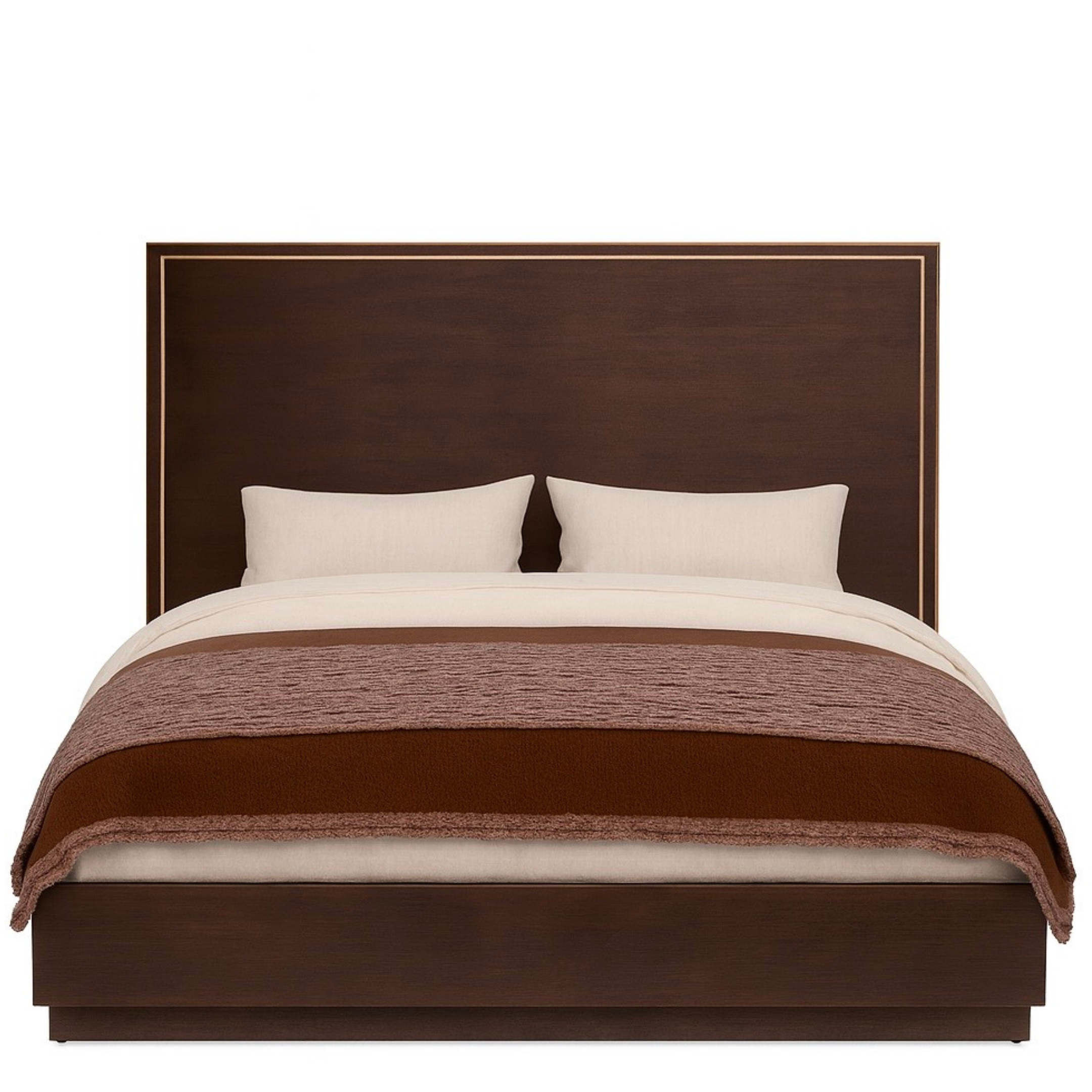 Camelot Brown Oak Bed