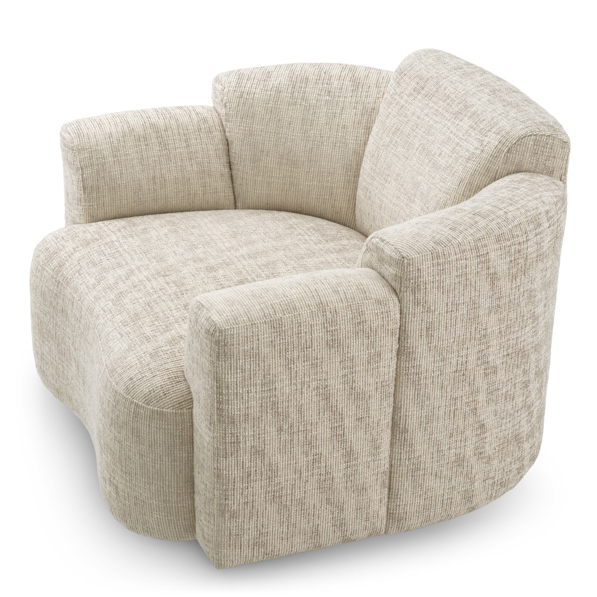 Marbella Swivel Chair | Crestone Beige