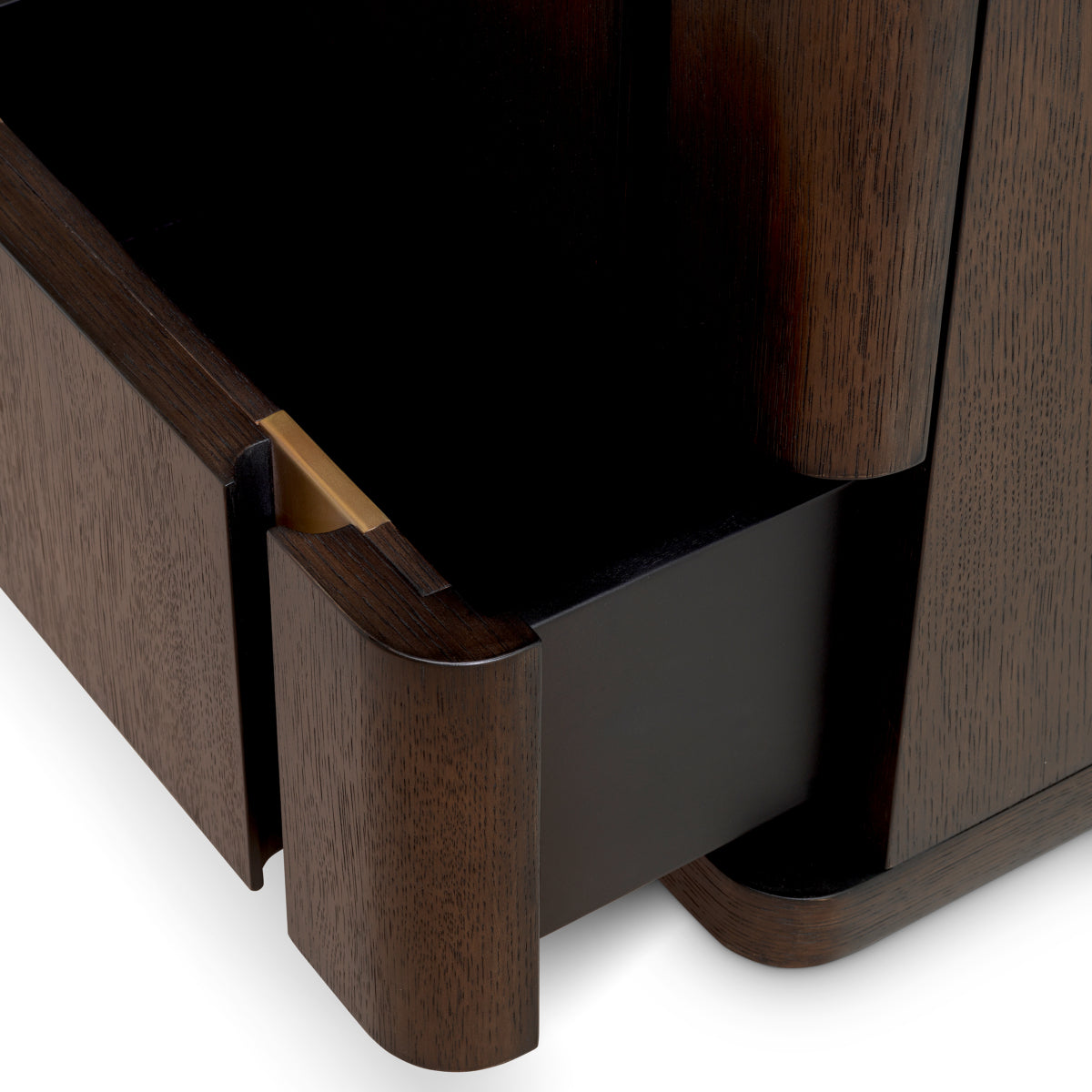 Modesto Small Mocha Oak Nightstand