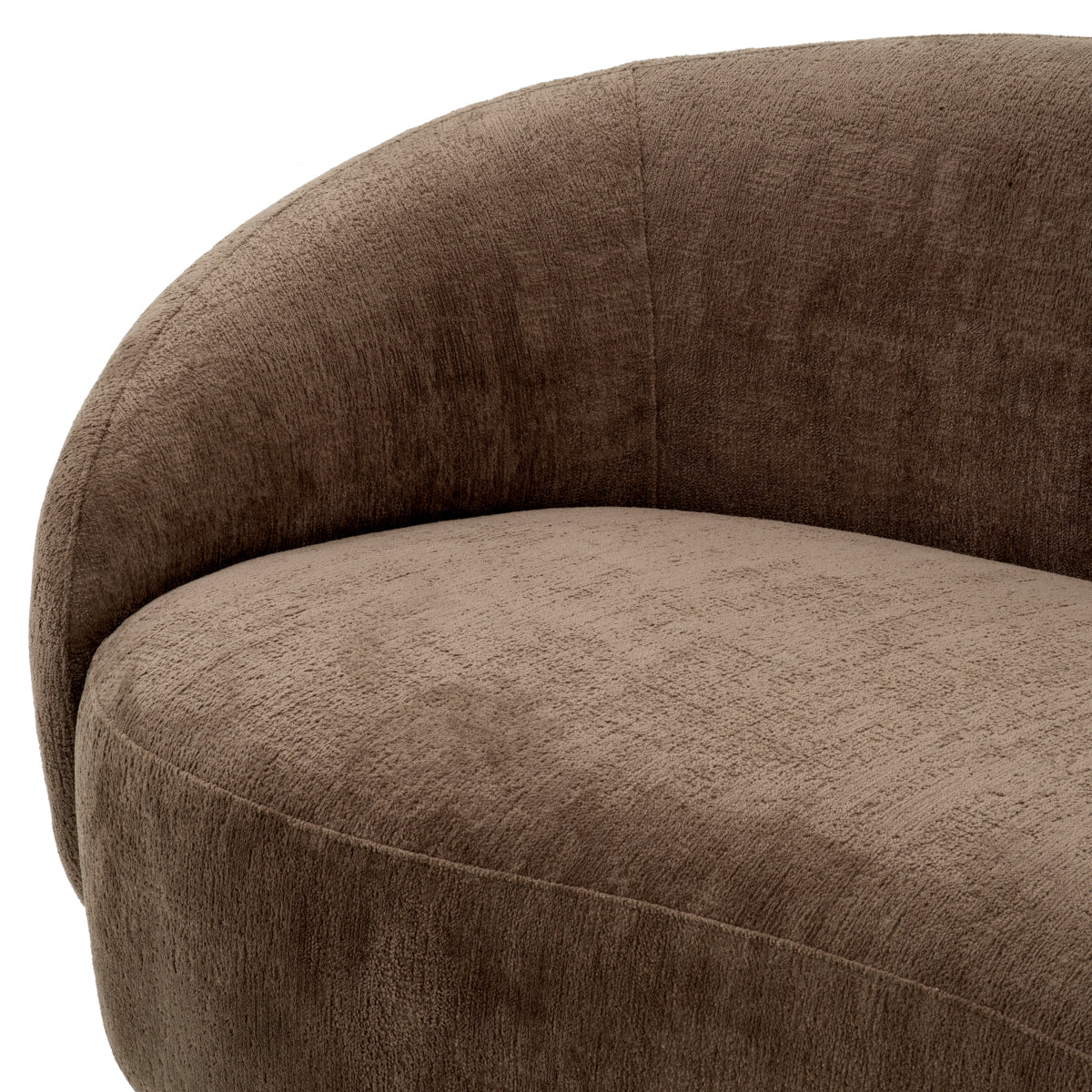Amore Brown Chenille Sofa