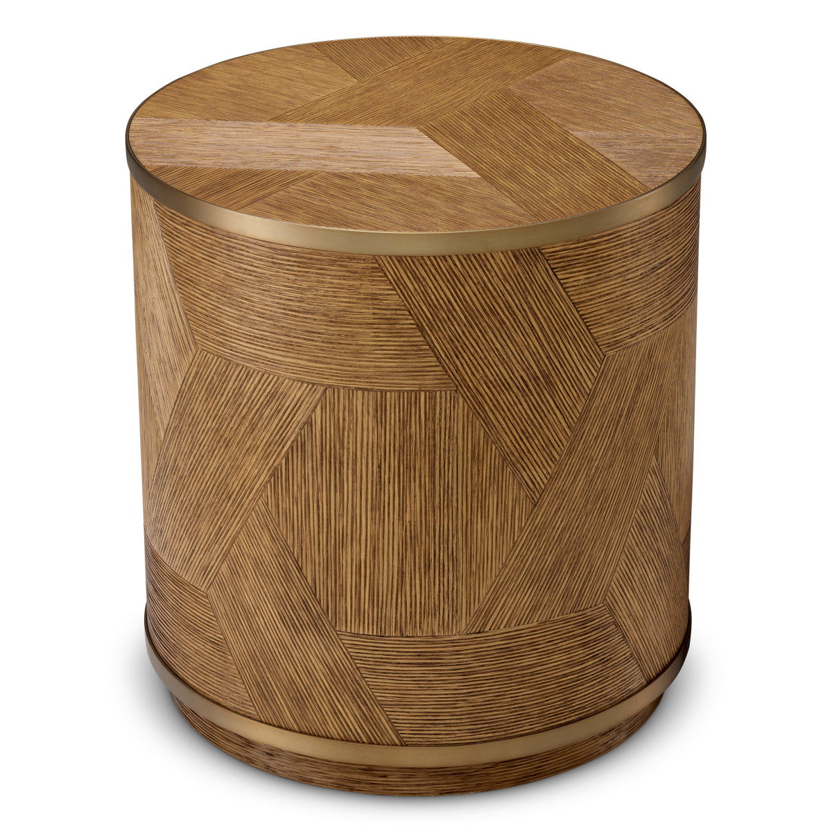 Velutto Carved Oak Side Table