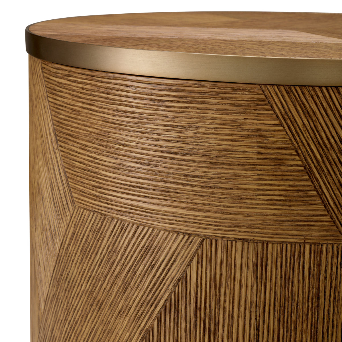 Velutto Carved Oak Side Table
