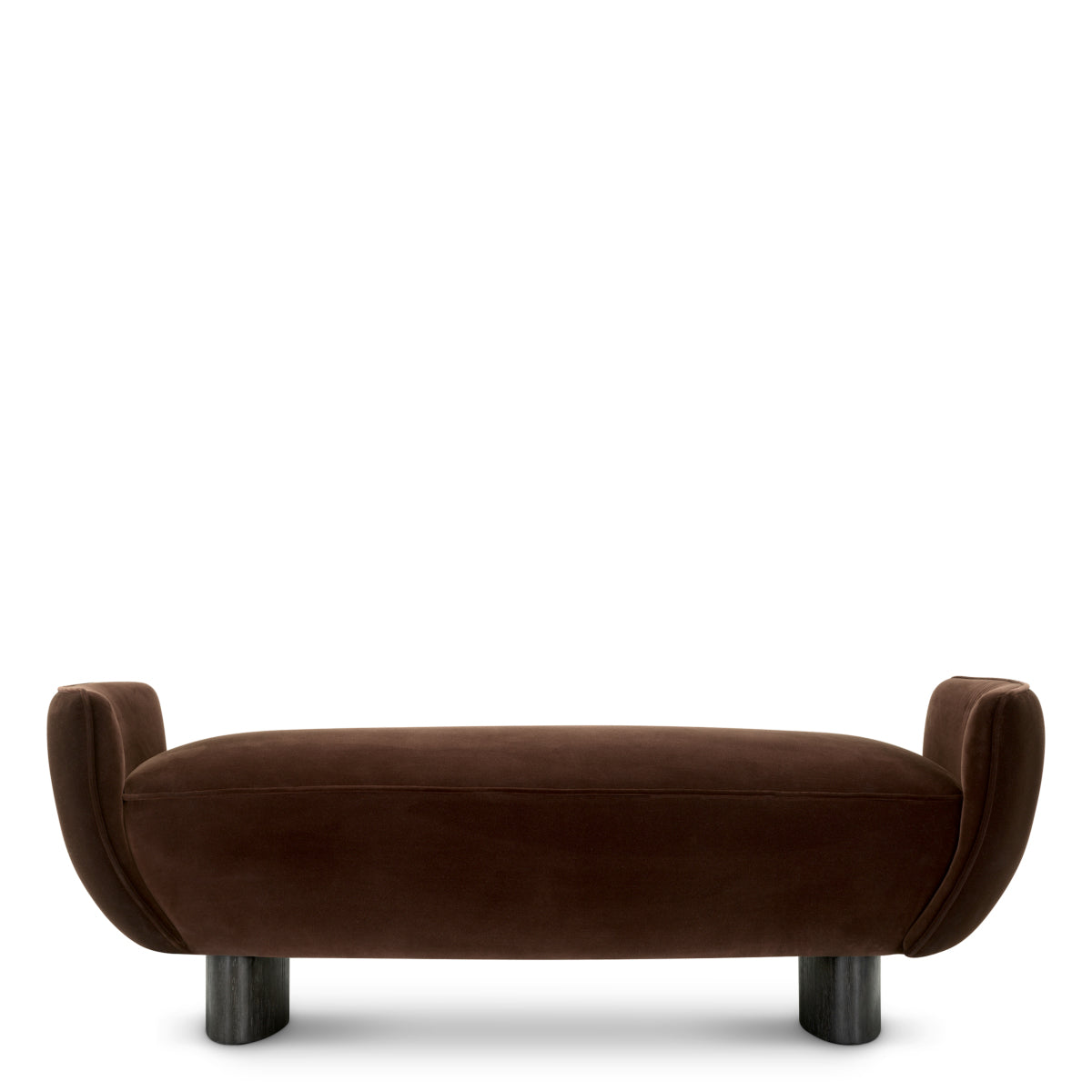 Stirling Brown Velvet Bench