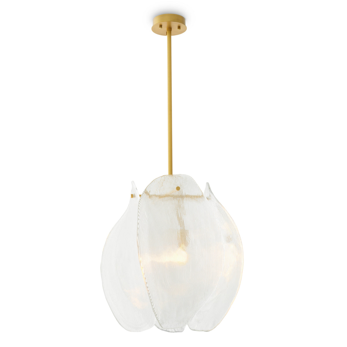 Hibis Pendant | Brass
