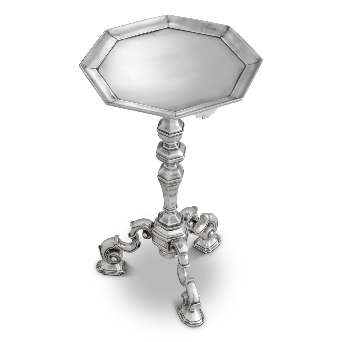 Verney Antique Silver Side Table