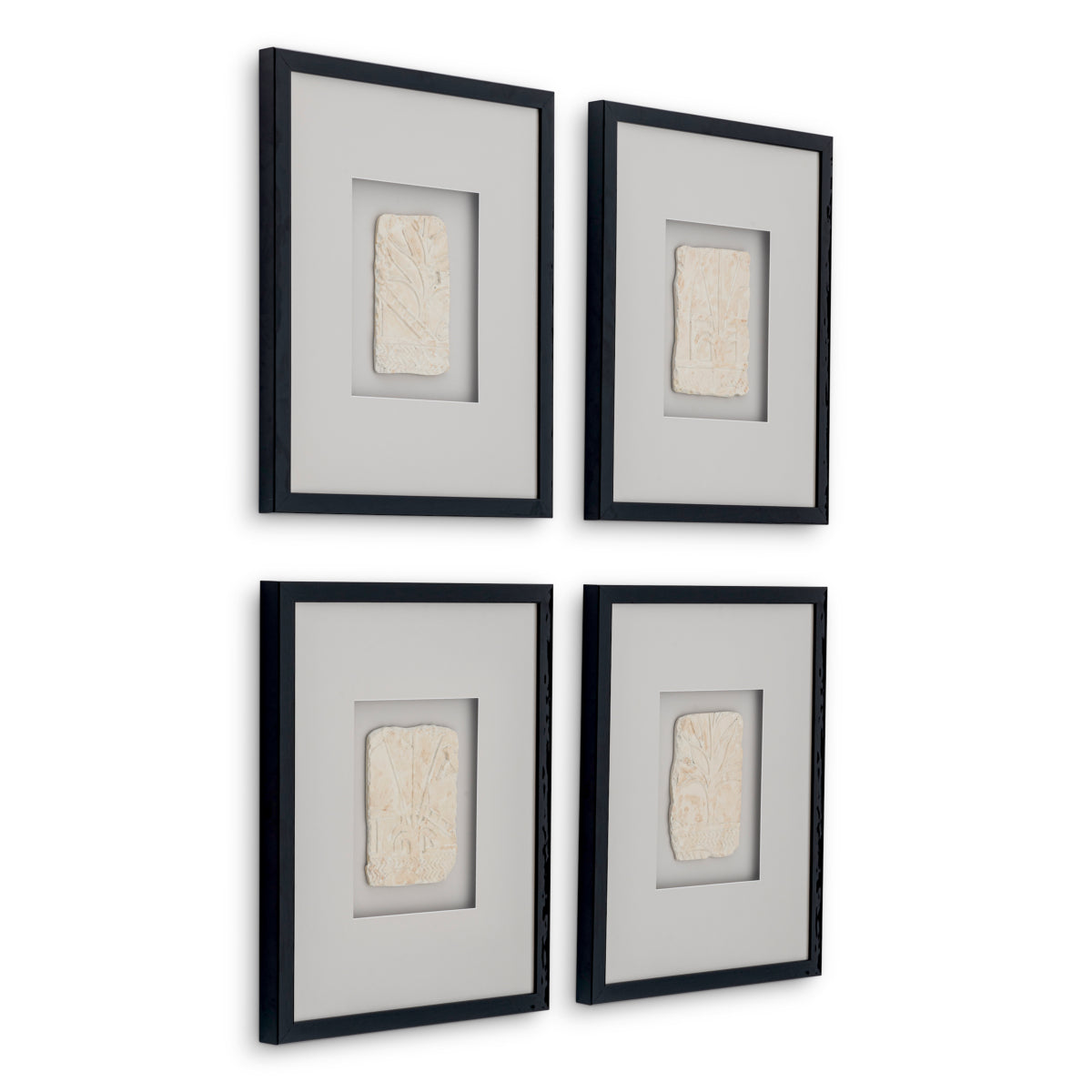 Hatshepsut Inlay Wall Art | Set of 4