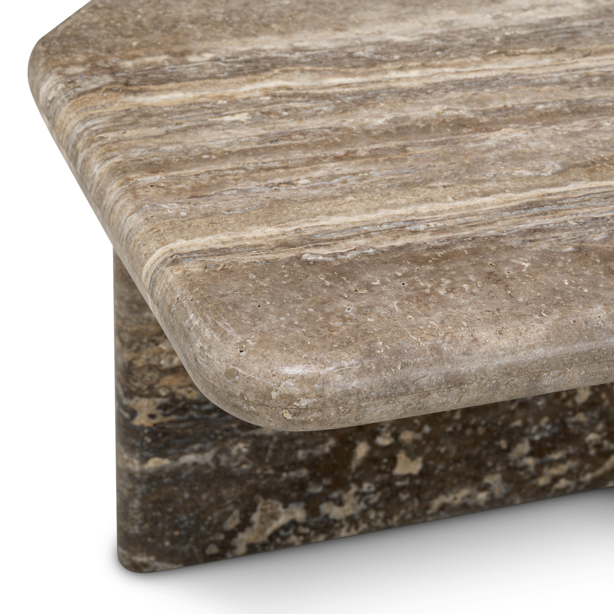 Ciro Travertine Coffee Table | Small