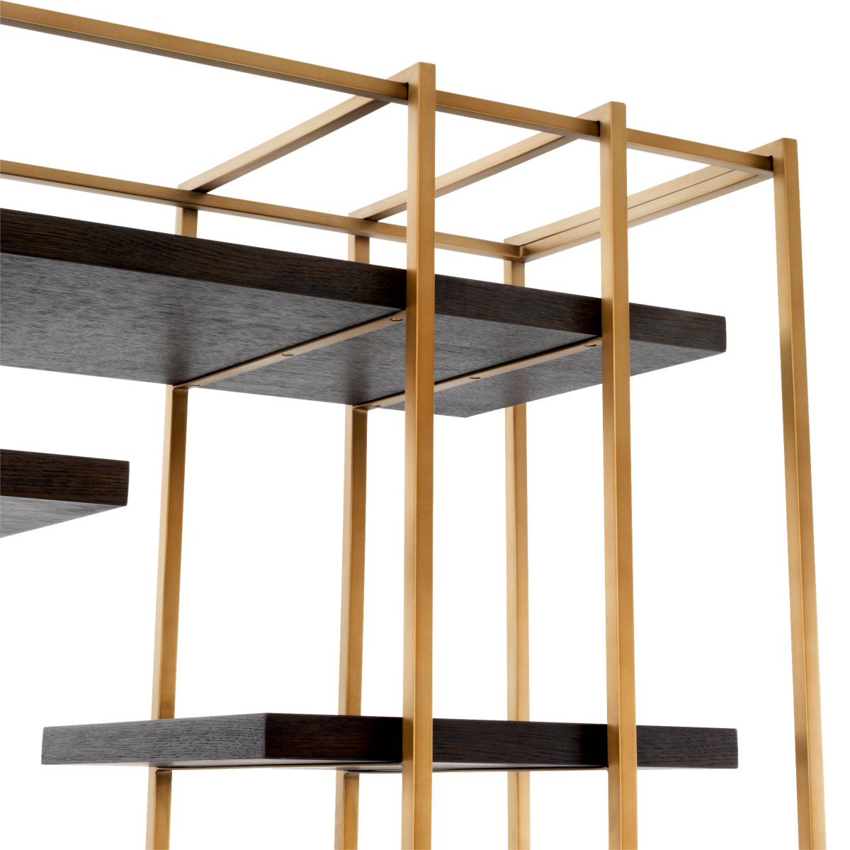 Ward Brass & Oak Bookshelf