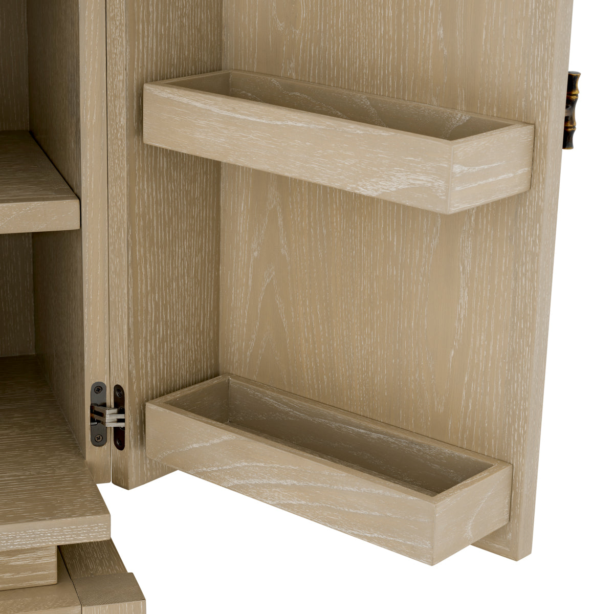 Borchard Bar Cabinet | Washed Oak
