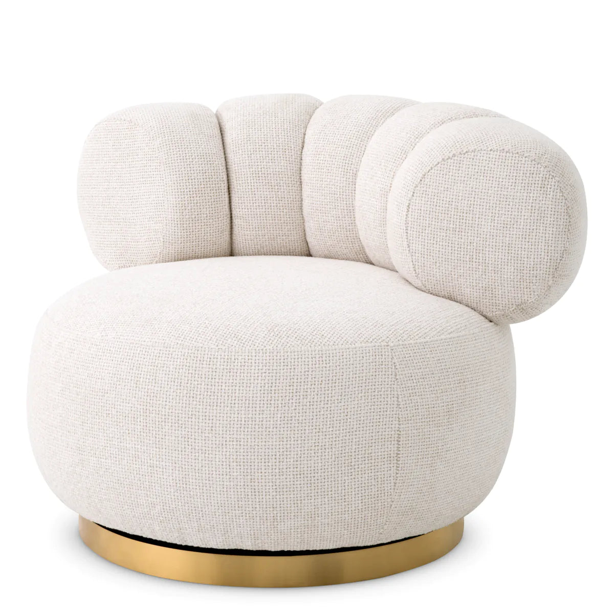 Phedra Swivel Chair | White