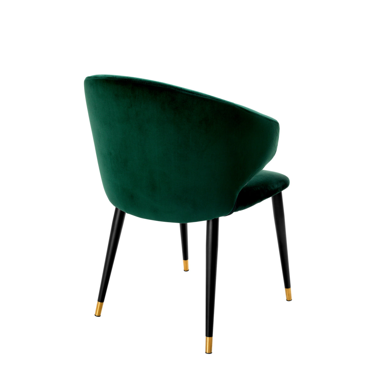 Volante Dining Chair with arm | Roche dark green
