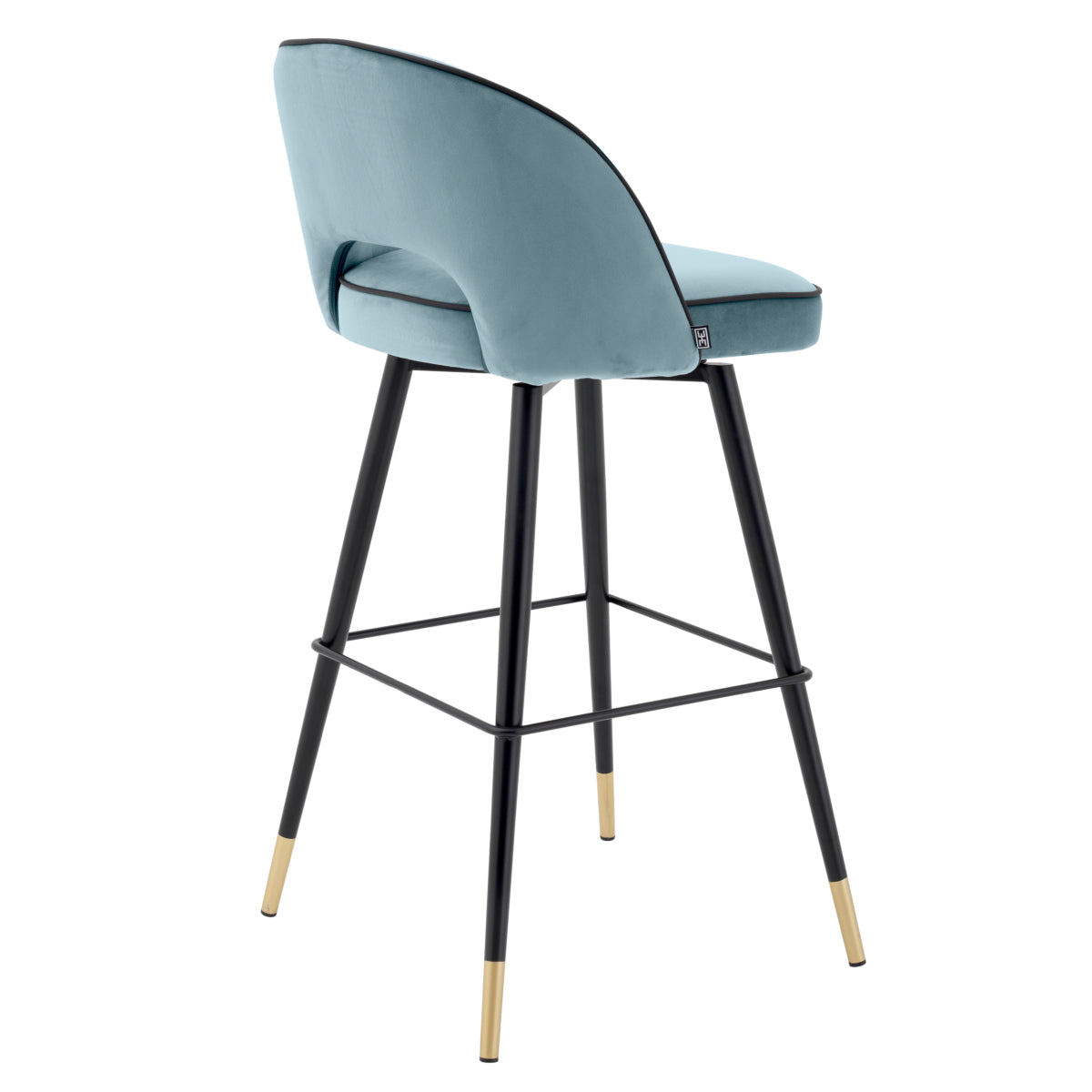 Cliff Bar Stool Pair | Savona Blue