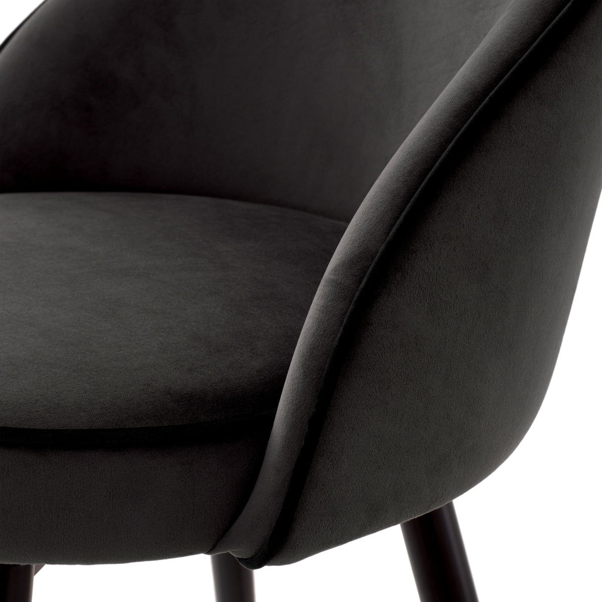 Cooper Bar Stool Pair | Roche dark grey