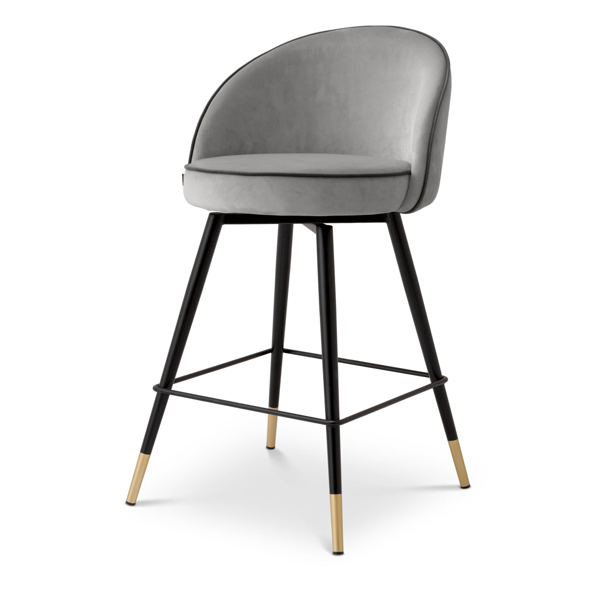 Cooper Counter Stool Pair | Roche light grey