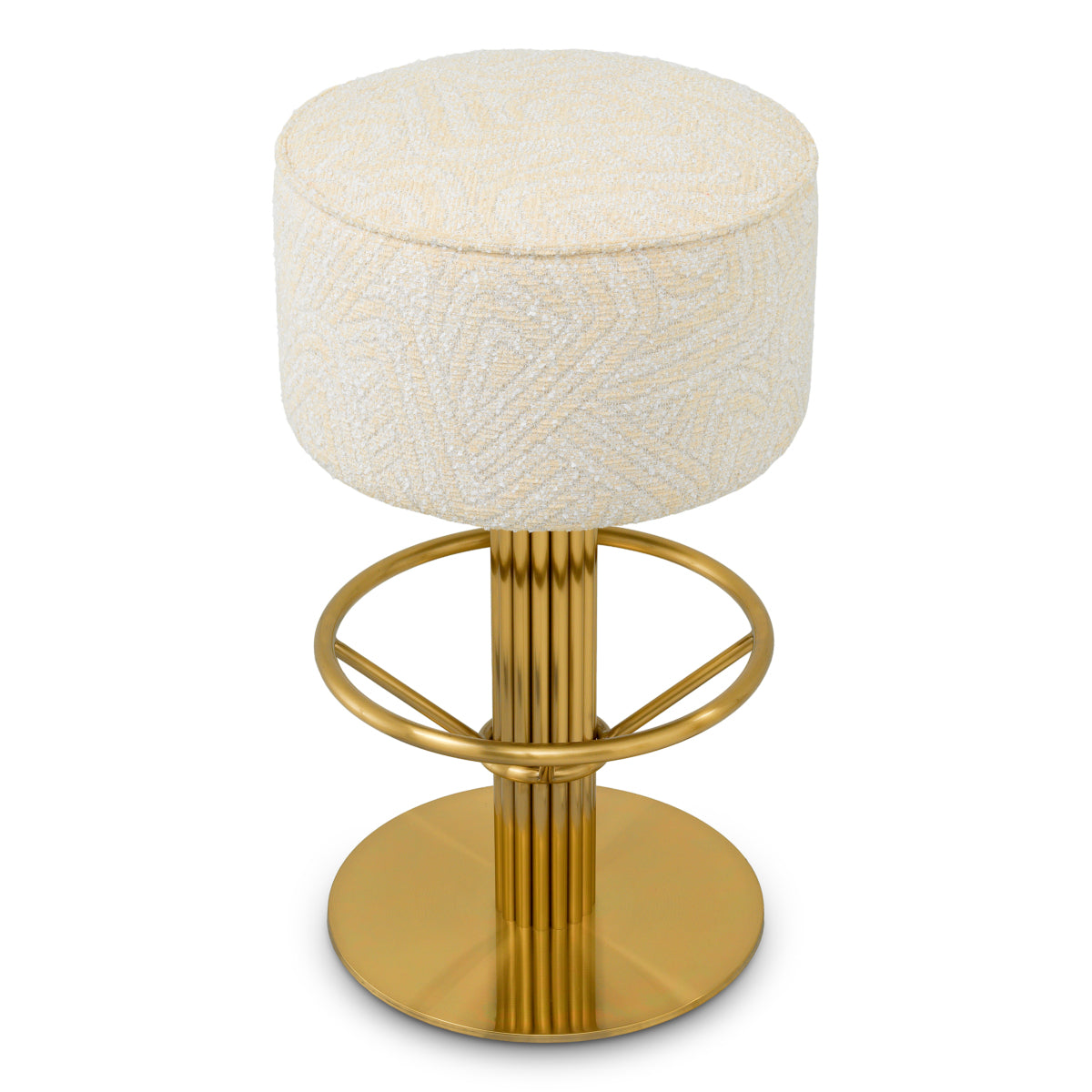 Carleton Backless Bar Stool | Camari Cream