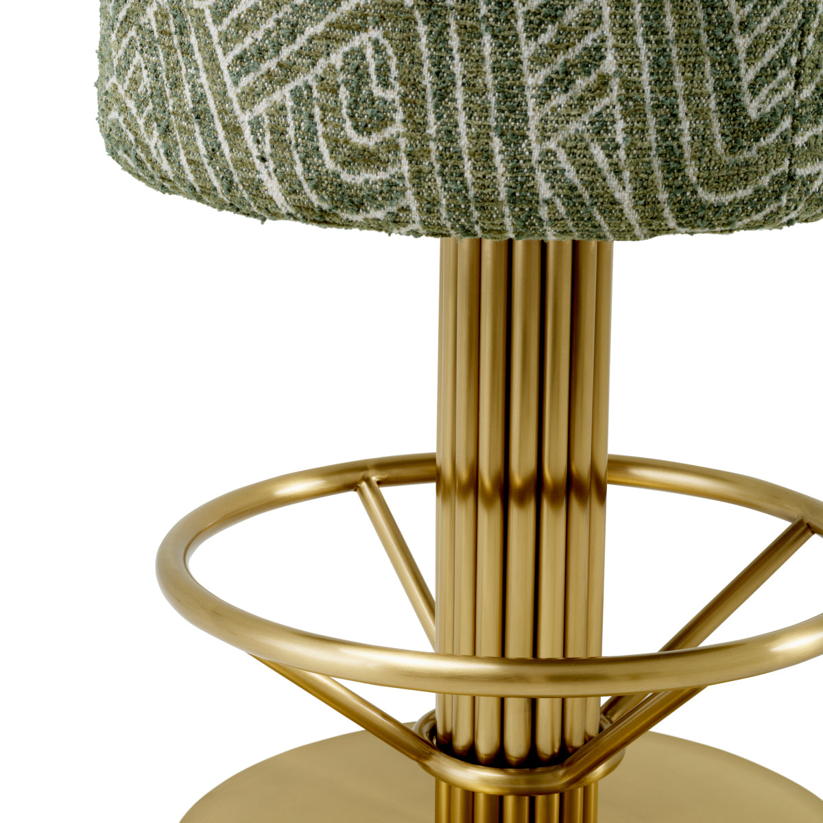 Carleton Backless Bar Stool | Camari Green