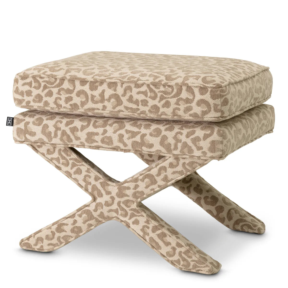 Cordoba Ottoman | Leopard beige