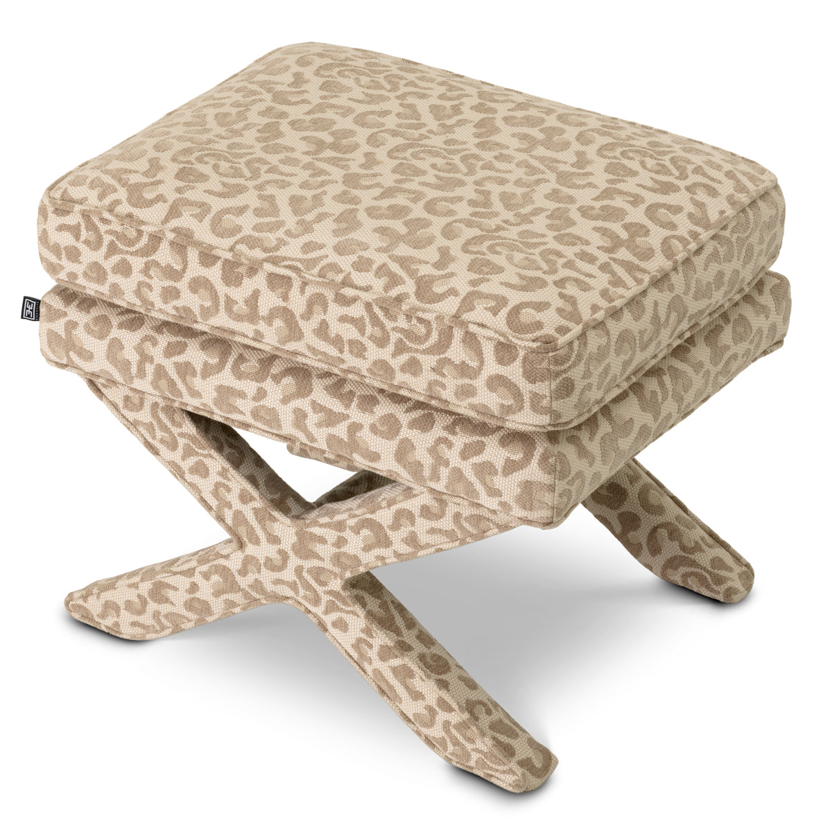 Cordoba Ottoman | Leopard beige