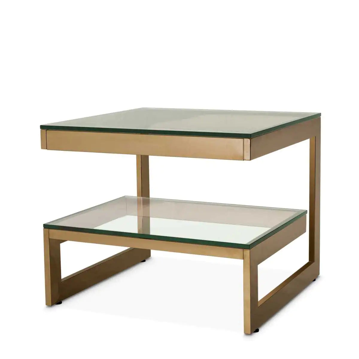 Gamma Side Table | Brushed Brass