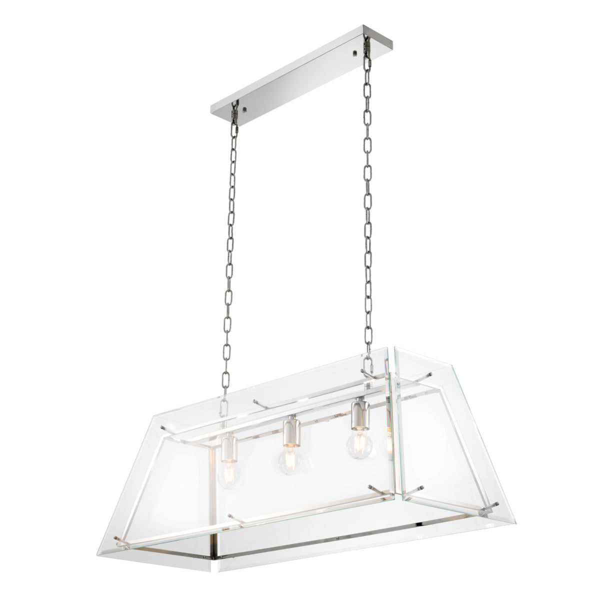 Azure Glass Lantern | Large