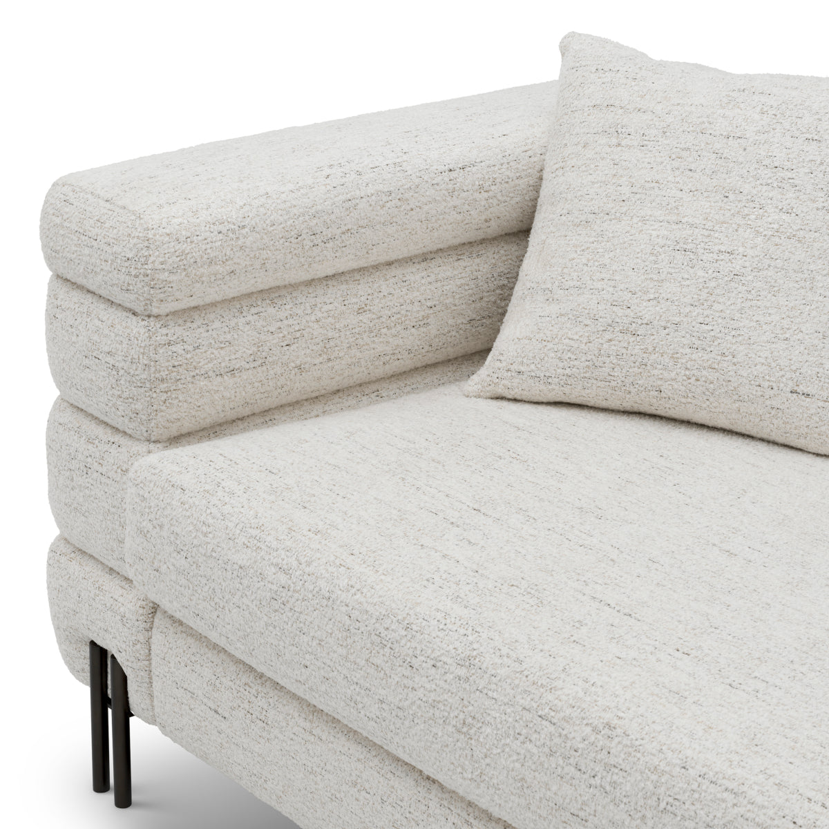 York Small Sofa | White