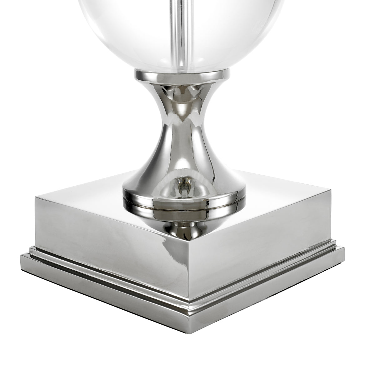 Galvin Crystal & Nickel Lamp