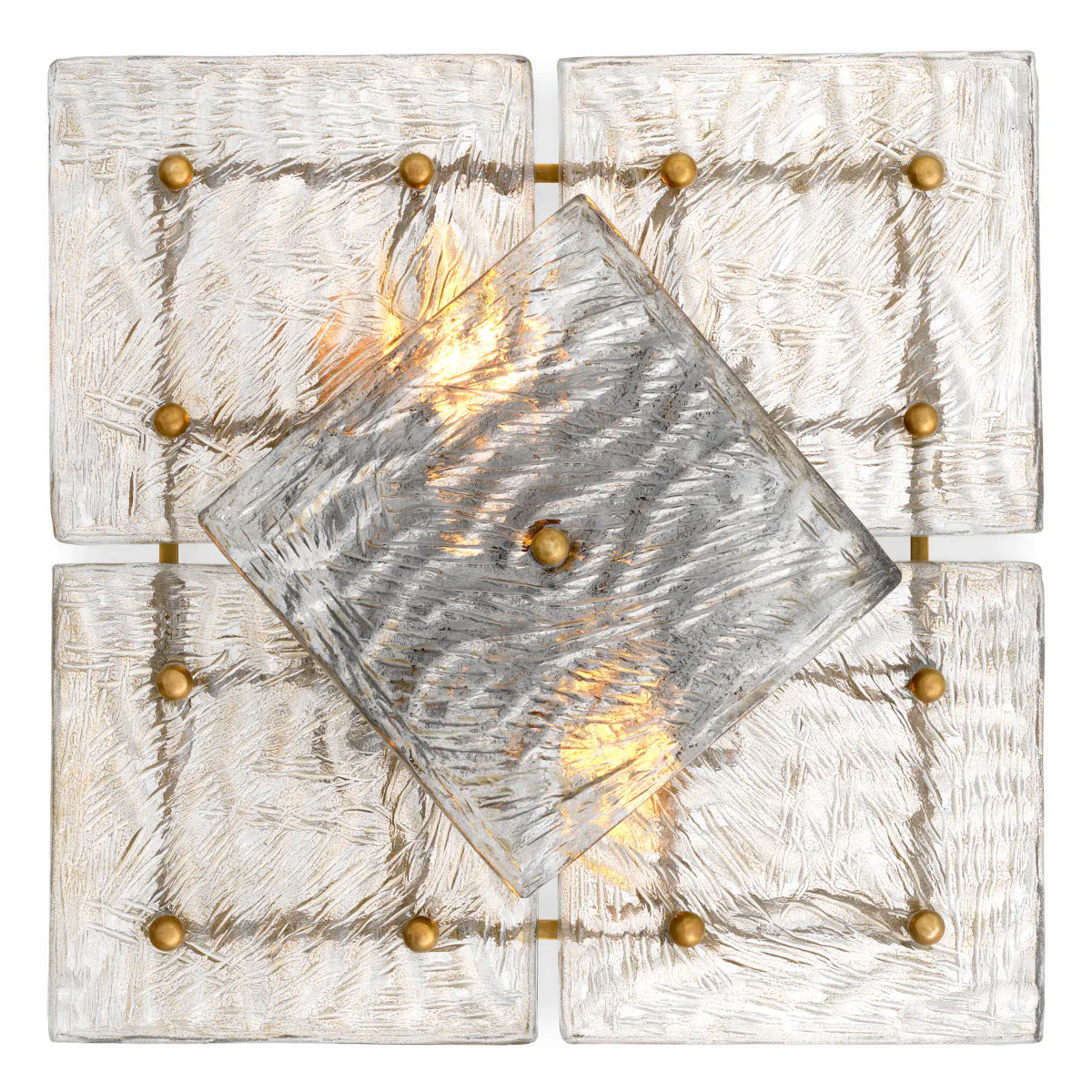 Hestia Hand Blown Glass Sconce