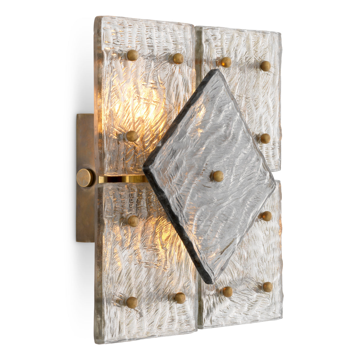 Hestia Hand Blown Glass Sconce