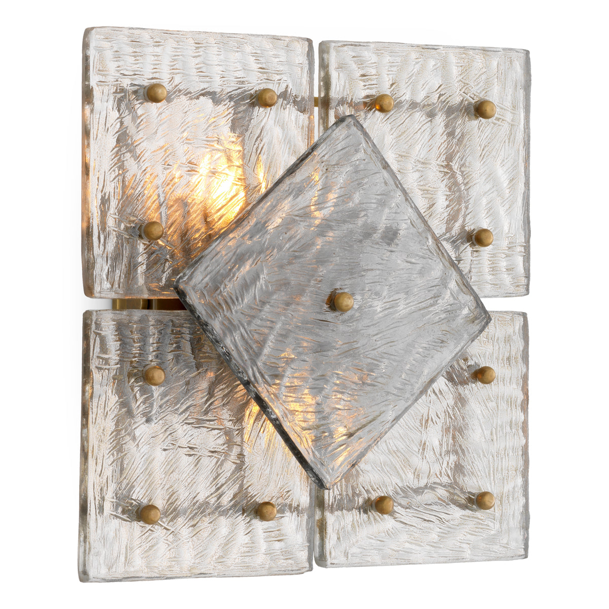 Hestia Hand Blown Glass Sconce