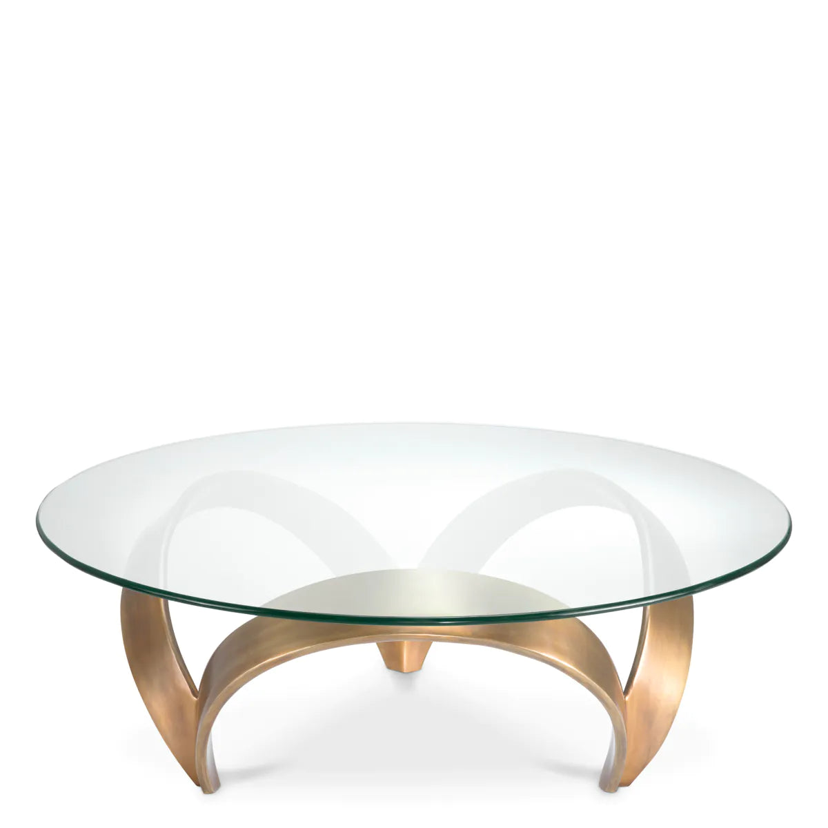 Soquel Coffee Table | Vintage brass