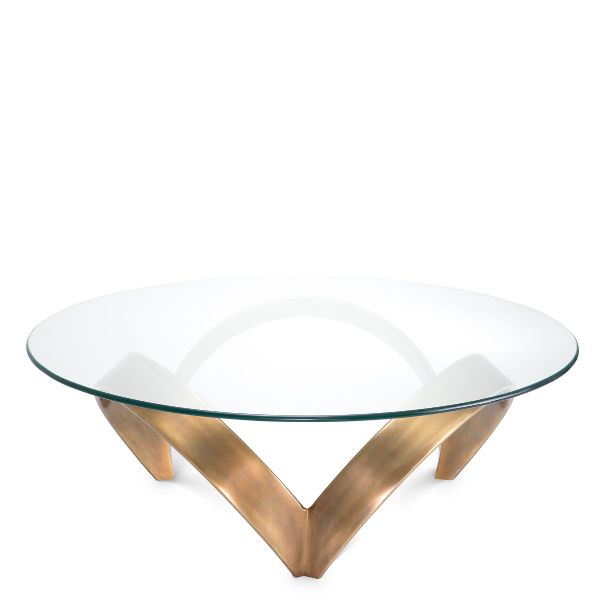 Soquel Coffee Table | Vintage brass