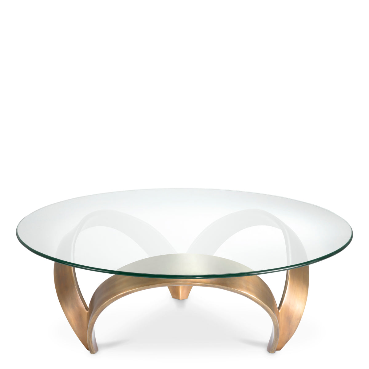 Soquel Coffee Table | Vintage brass