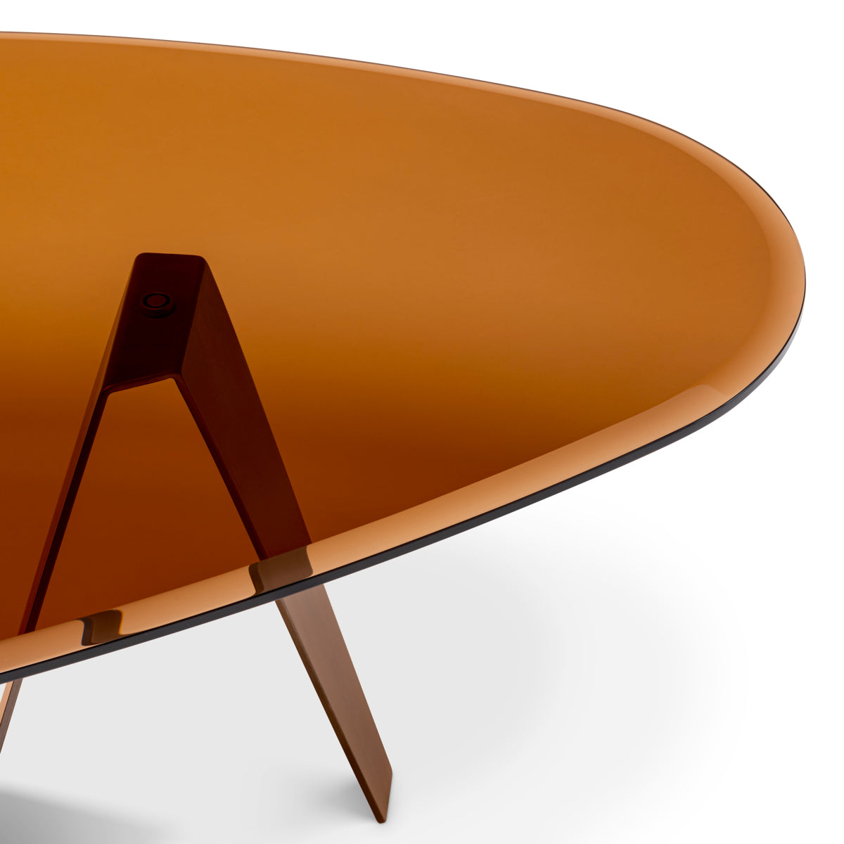 Lavello Brown Glass Coffee Table