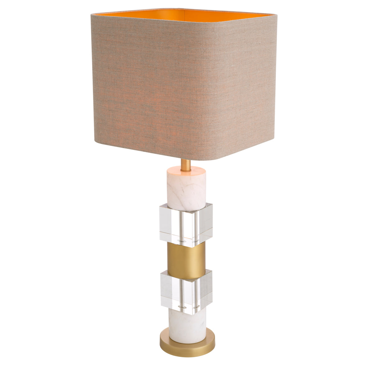 Cullingham Table Lamp | White Marble