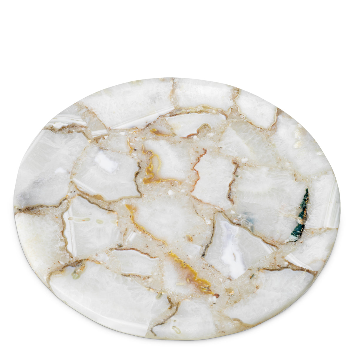 Sonora Round Agate Tray