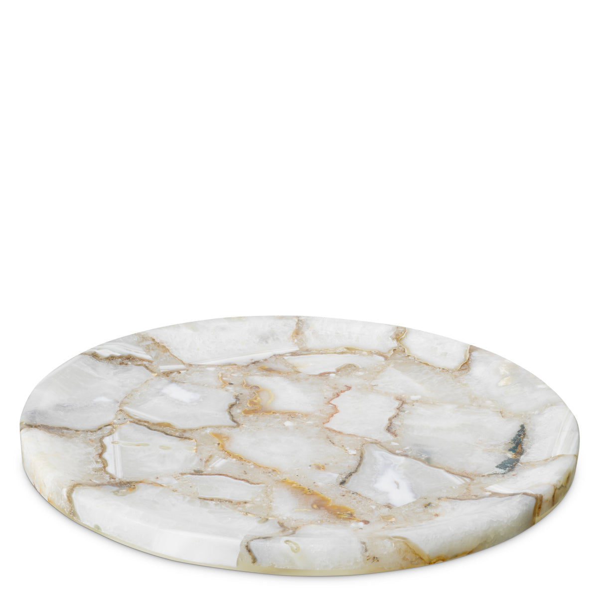 Sonora Round Agate Tray