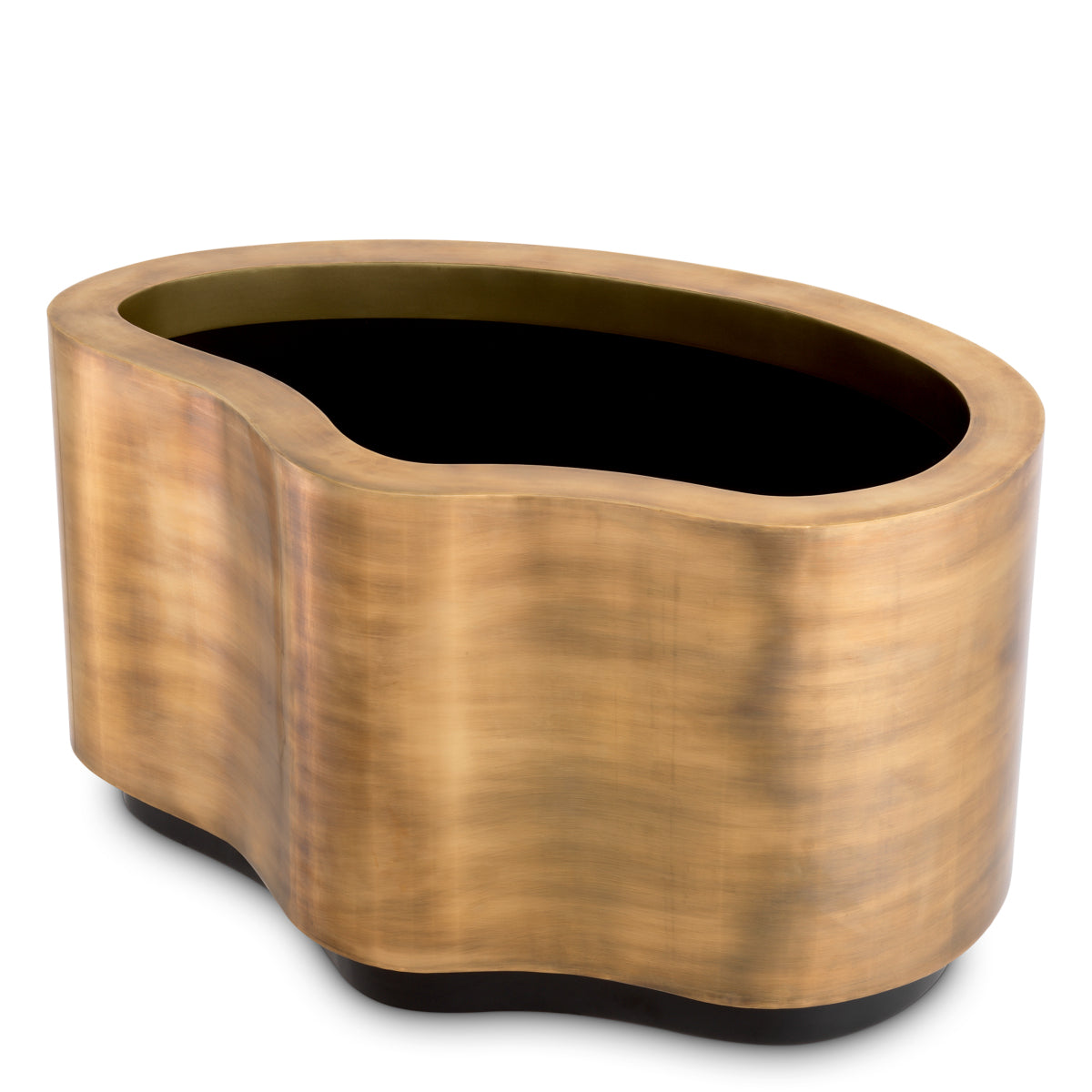Monza Vintage Brass Planter