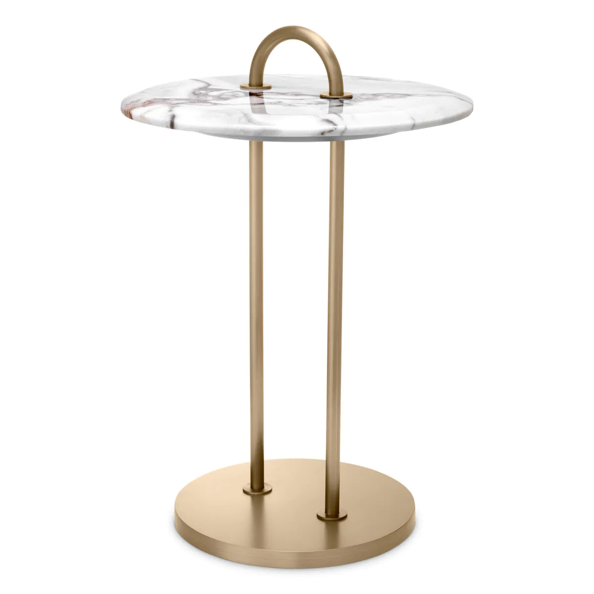 Zappa Side Table | White Marble