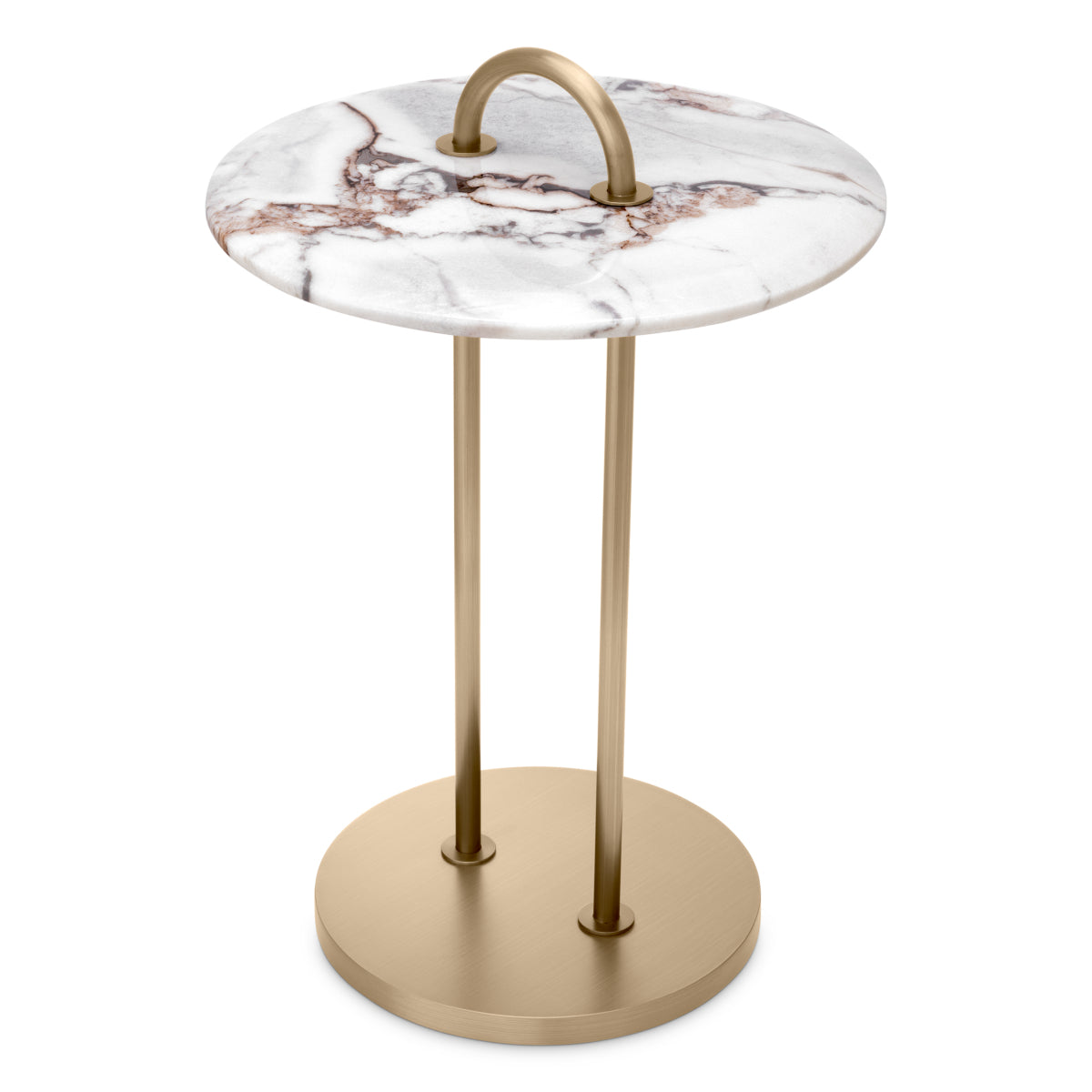 Zappa Side Table | White Marble