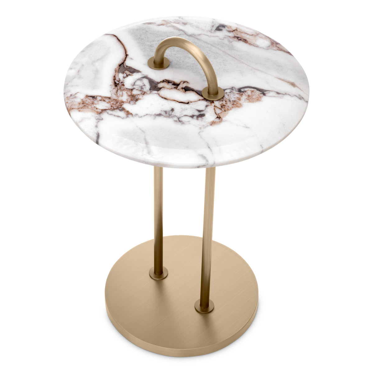 Zappa Side Table | White Marble