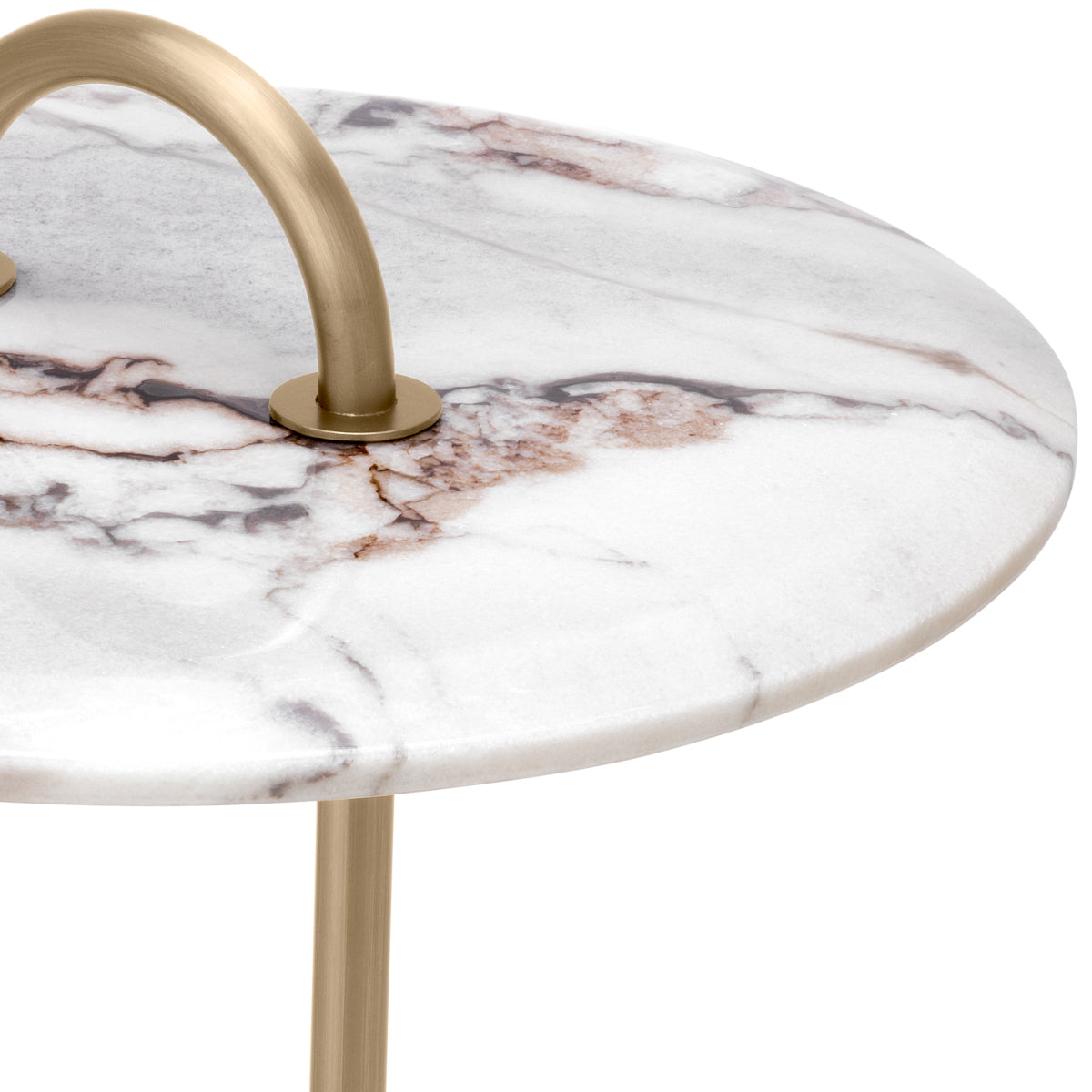 Zappa Side Table | White Marble