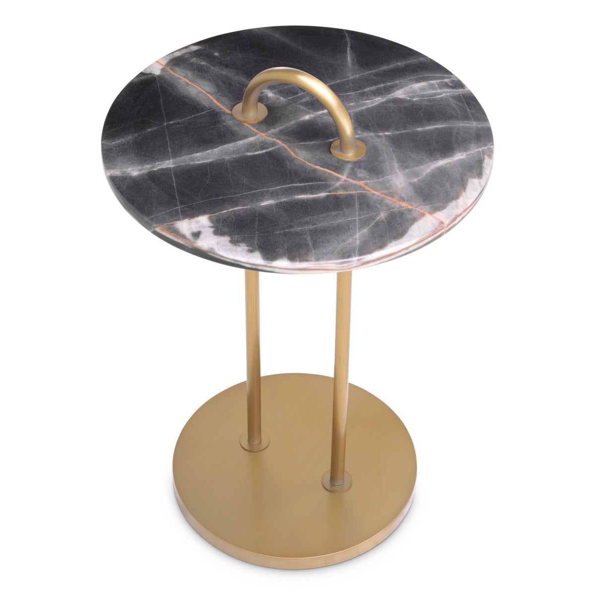Zappa Side Table | Black Marble