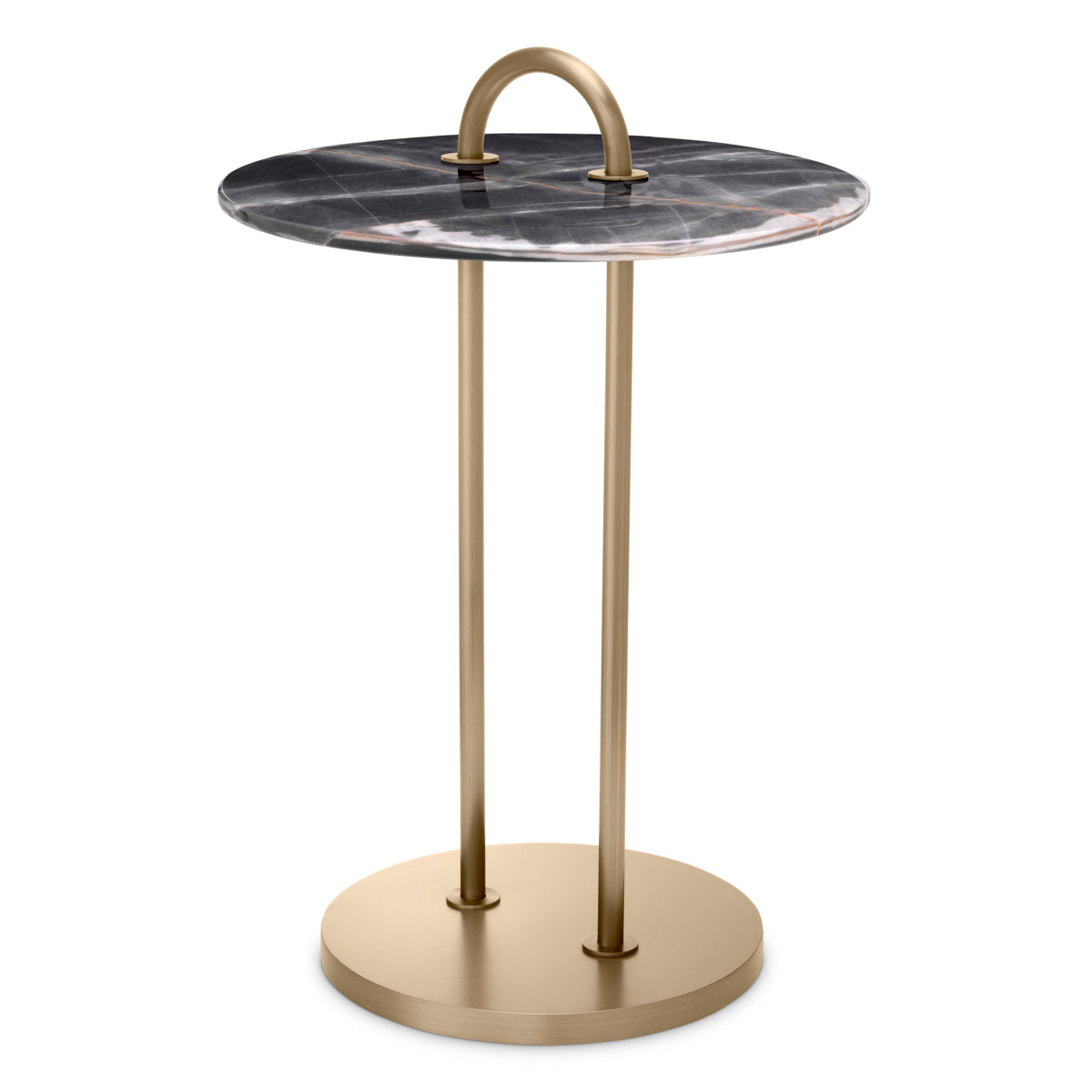 Zappa Side Table | Black Marble