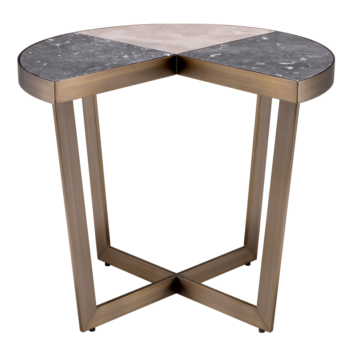 Turino Side Table | Grey Marble