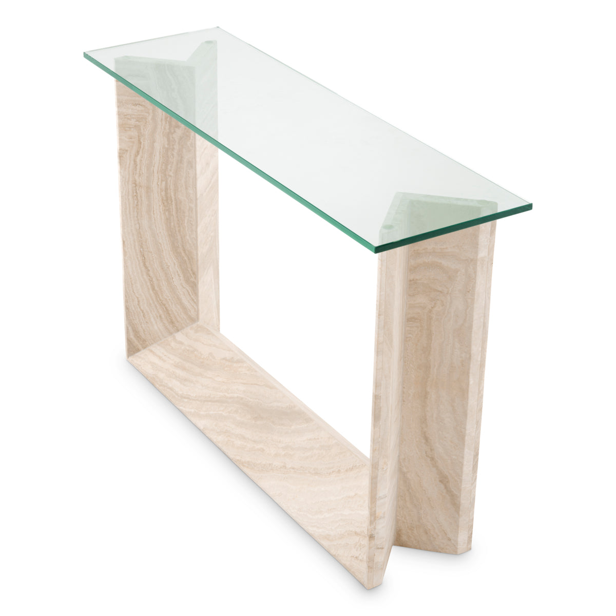 Fortuna Travertine Console Table