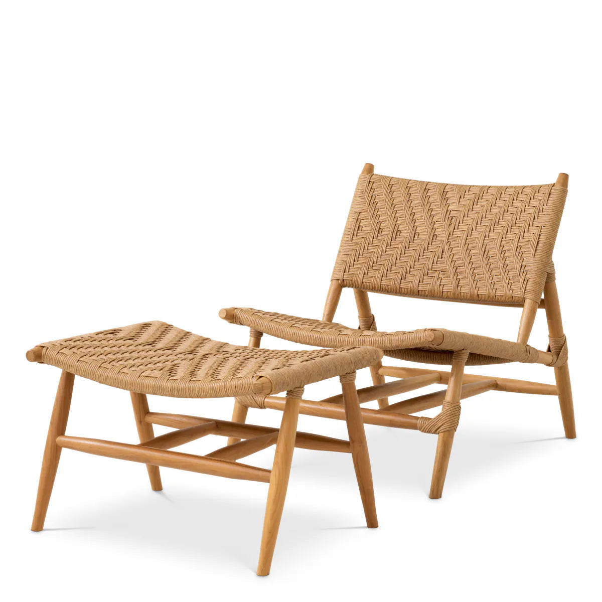 Laroc Outdoor Chair and Foot Stool