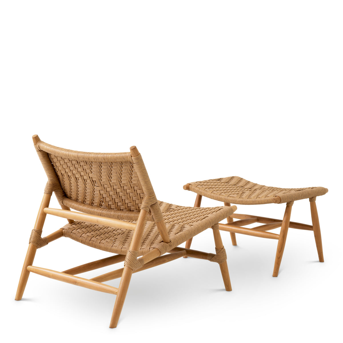 Laroc Outdoor Chair and Foot Stool