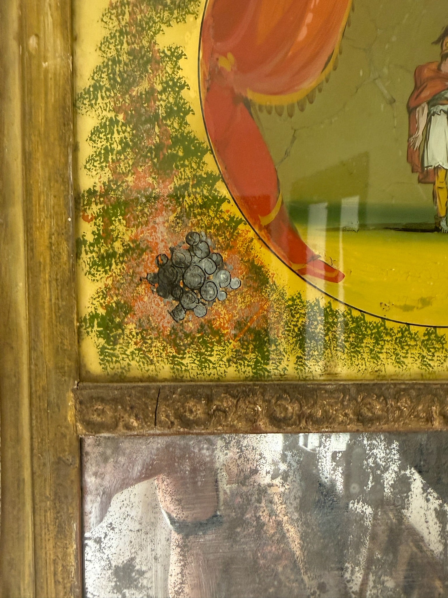 18th-Century Neoclassical Mirror | Verre Églomisé