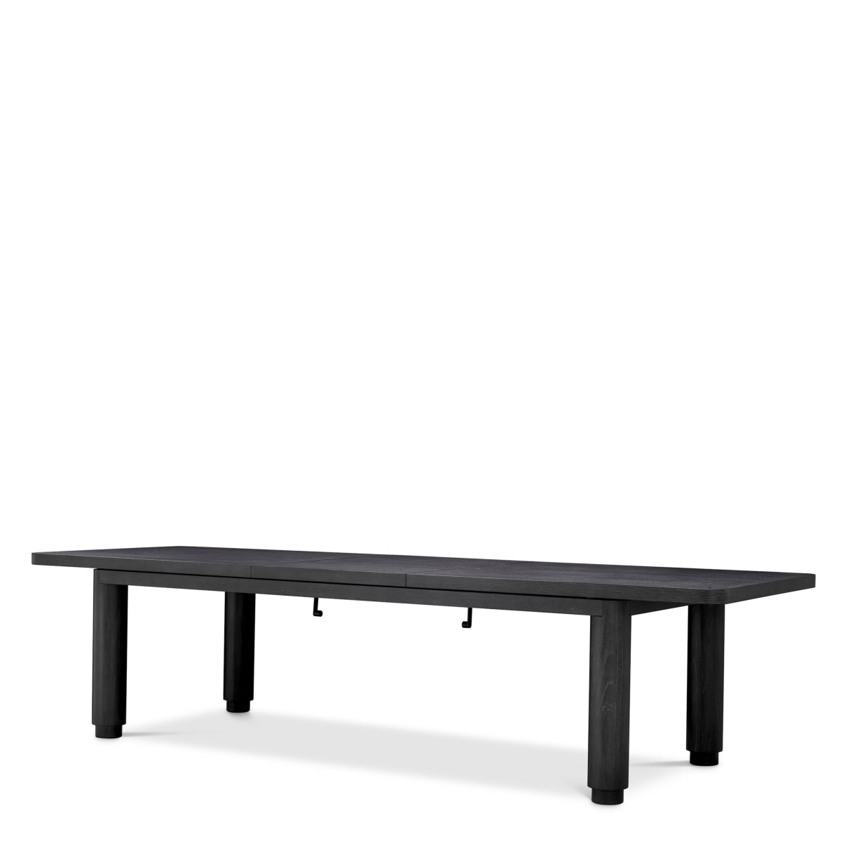 Atelier Small Extendable Dining Table | Charcoal Oak
